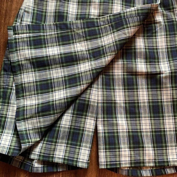 Blue Plaid School Uniform Skorts Missy 14, Missy 16 New - Picture 2 of 7